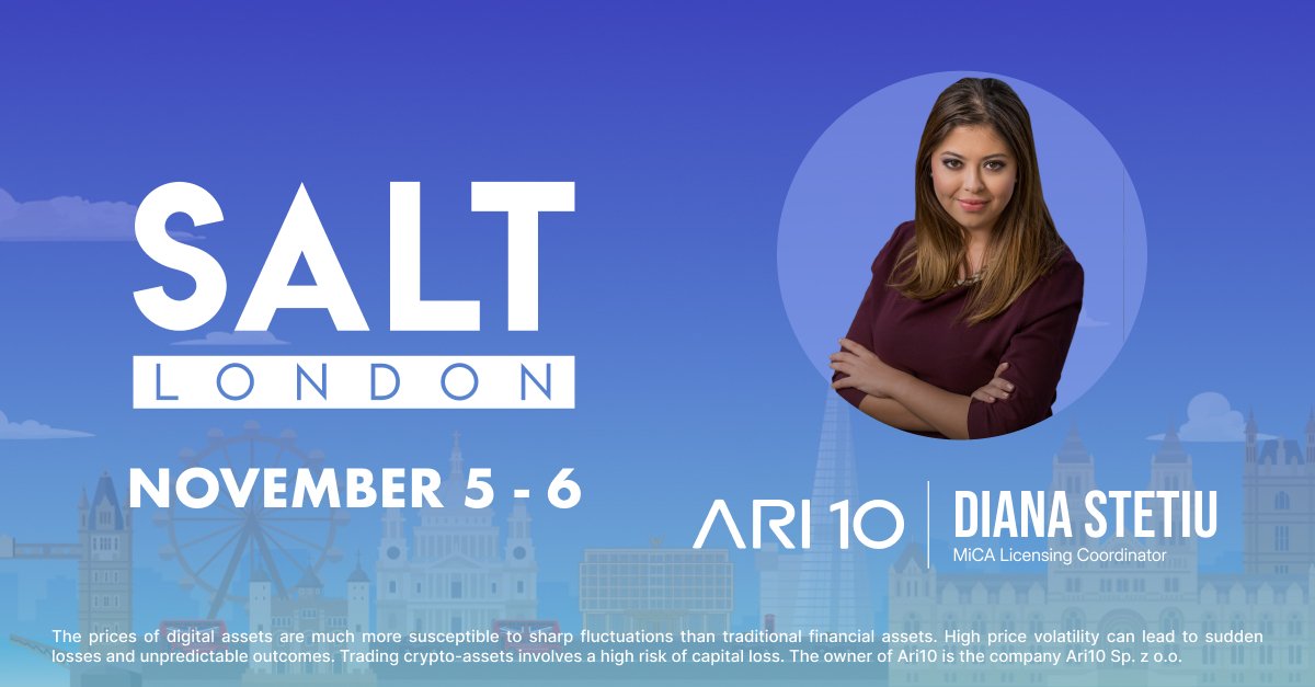 DianaStetiu's tweet image. Excited to attend the SALT Conference in London! Looking forward to connecting with peers, exploring crypto-asset trends, and discussing how innovation meets regulation in today’s EEA markets. 🌍
#Networking #CryptoAssets #Innovation #MiCA #Finance