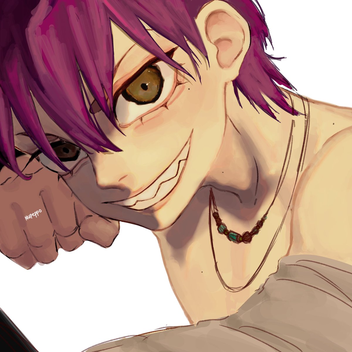 nupeppo_'s tweet photo. teef 

#FYP #AnimeJapan2025 #artmoots #anime https://t.co/zDSkJGksi9
