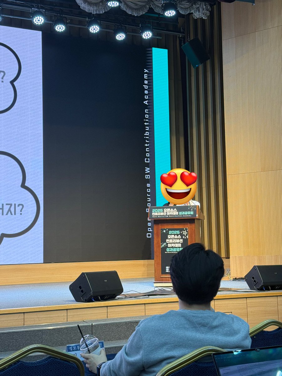 Namnam12227332's tweet image. 사실 지난주 토욜 오픈소스컫트리뷰션가서 발표하고옴 ㄷ ㄷ 조낸떨렷슨