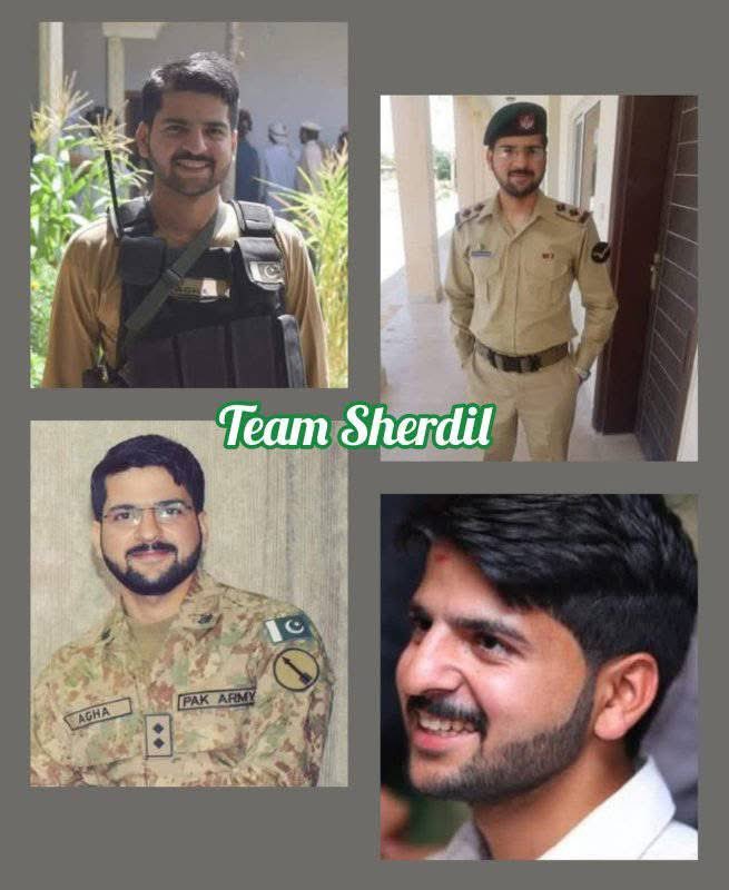 sajidusmani787's tweet image. بلوچ رجمنٹ کا فخر لیفٹیننٹ آغا مقدس شہید خوبصورت نام خوبصورت چہرہ لیفٹیننٹ آغا وزیرستان میں خوارج کے ساتھ بہادری سے مقابلہ کرتے ہوئے اپنی جان اس دھرتی کے نام کر گئے تھے جب آپکی شہادت کی خبر آپکے والد کو دی گئی تو انہوں نے سجدہ شکر ادا کیا اللّٰہ تعالیٰ آپکے درجات بلند فرمائے آمین