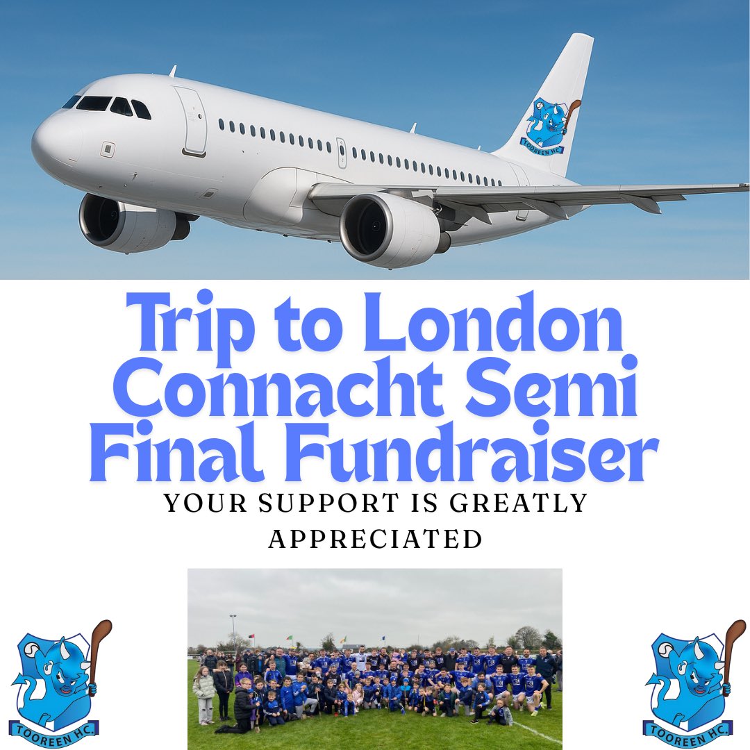Our Senior team take on St Gabriels' in London on Saturday 15th Nov.
Every donation, big or small, will help towards the costs.
Please donate whatever you can at the link below 👇 
Thank you as always for your generosity 
idonate.ie/fundraiser/Sup…