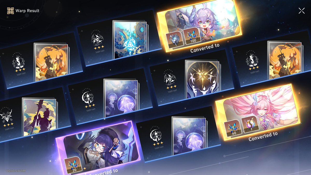 currently pulling E6S5 cyrene and hyacine and we already have a few doubles IM CRYING