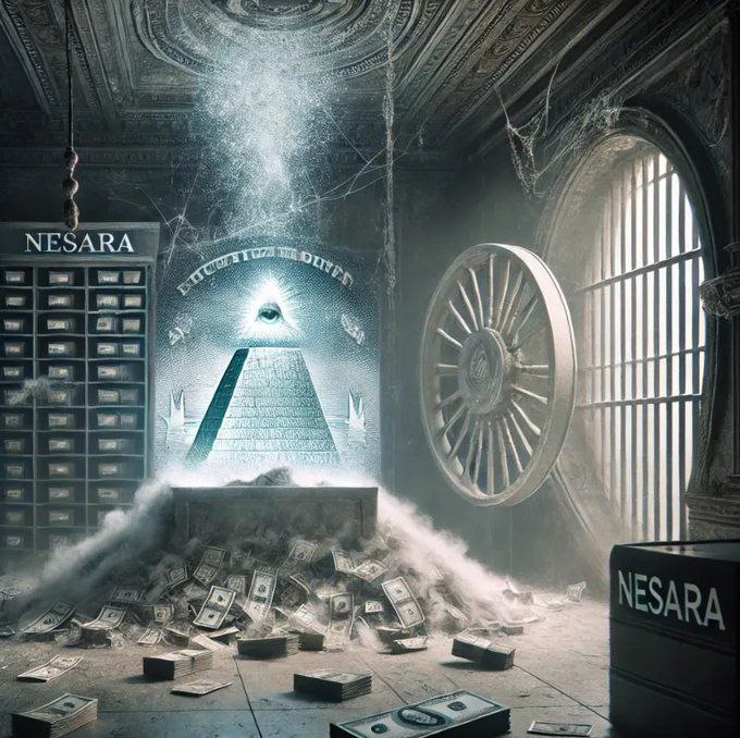 Qstorm17762's tweet image. Breaking: BRICS, #NESARA #GESARA, and #Quantum Financial System (#QFS) are sending shockwaves through the deep state. With gold-backed currencies and secure ‘Q’ phones, the old order is collapsing. Prepare for a revolution.

The world was never what you were told.