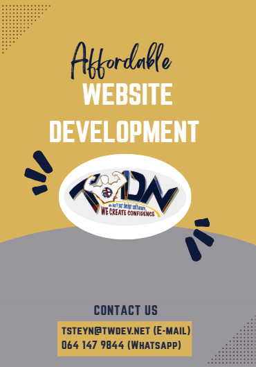TW_DevNet's tweet image. Professional websites made affordable — perfect for small businesses ready to grow online
#WebsiteDesign #affordable #SmallBusiness #WebDevelopment #SouthAfrica