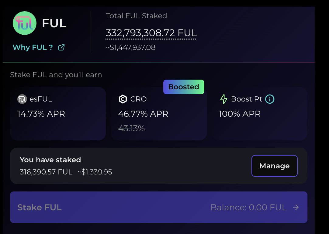Market up, Market down... <a href="/FulcromFinance/">Fulcrom Finance</a> is still burning the midnight oil. Keep on earning 💸

<a href="/cronos_chain/">Cronos</a> works if you work with it. 
<a href="/VenoFinance/">VENO.CRO</a> you are next up... Here at <a href="/MyCroStrat/">MyCroStrategy</a> we have plans for you and the Reservoir 👀

<a href="/TectonicFi/">Tectonic.cro</a> keep that supply warm for us 🔥