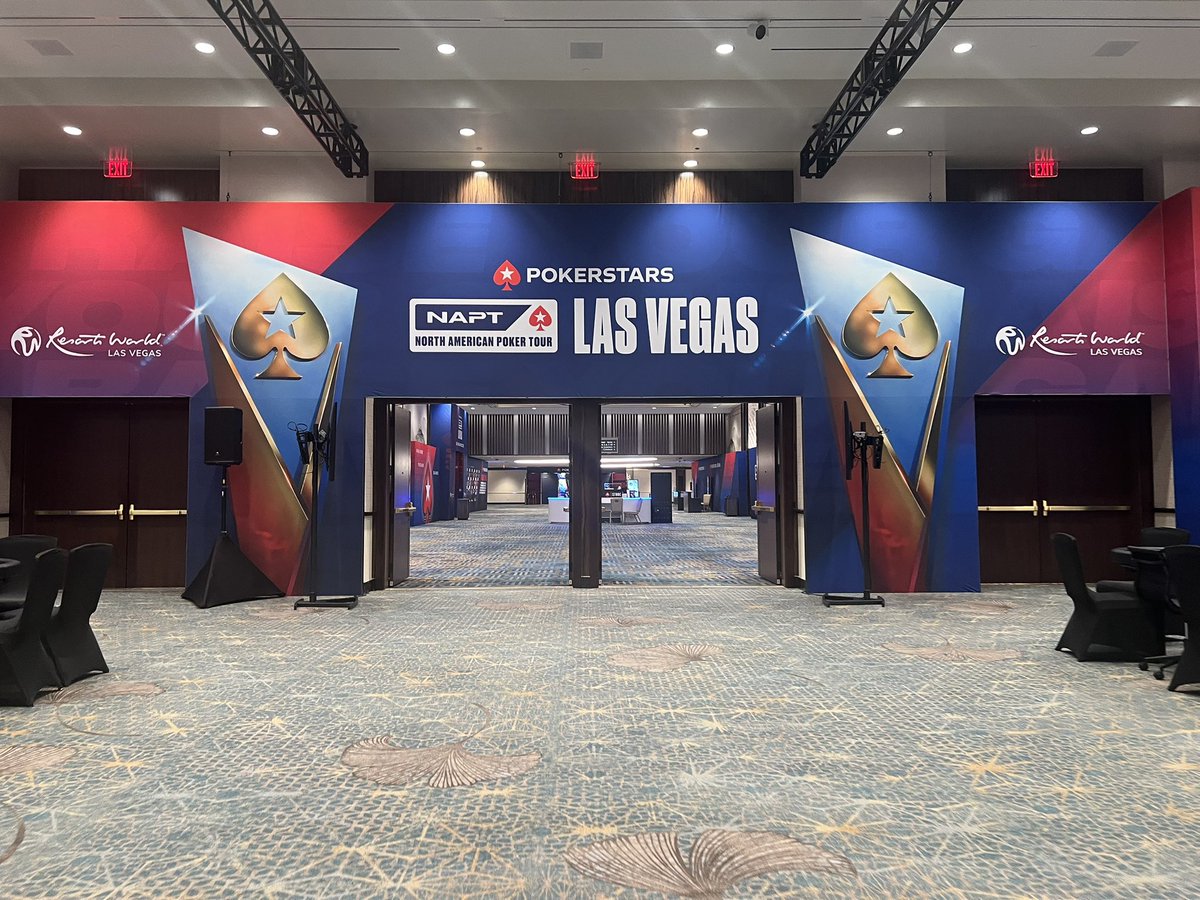 Probably don’t have time to play much but impressed how nice everything looks walking through the convention area <a href="/PokerStarsLIVE/">PokerStars LIVE</a>