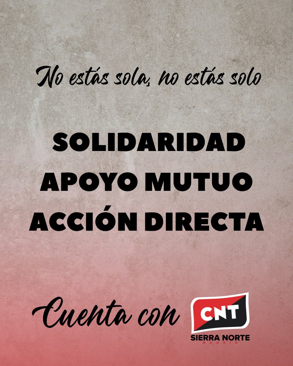 Buenos días a todas las personas de la clase trabajadora.