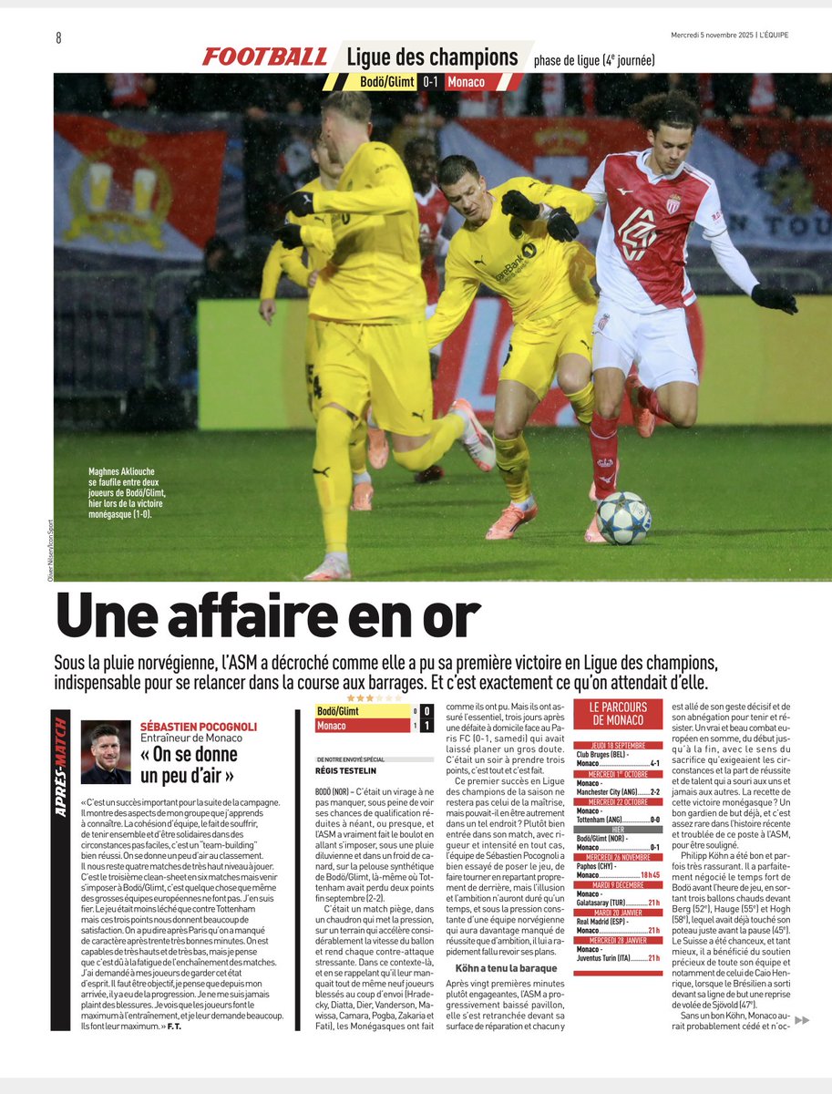 LudoLamoureux's tweet photo. #BODMON #UCL #J4 #lequipe #balogun #kohn #asm #monaco #daghemunegu https://t.co/SQbGvKQxer