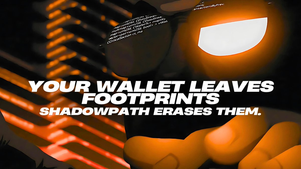 CypherxVerse's tweet image. Your every move on Solana is visible: every swap, stake, mint, trade.

But what if you could move freely... without leaving a trace?

That’s exactly what @radrdotfun’s Shadowpath does;
a zk-powered protocol that lets you go invisible on-chain.

Let me show you how it works 👇