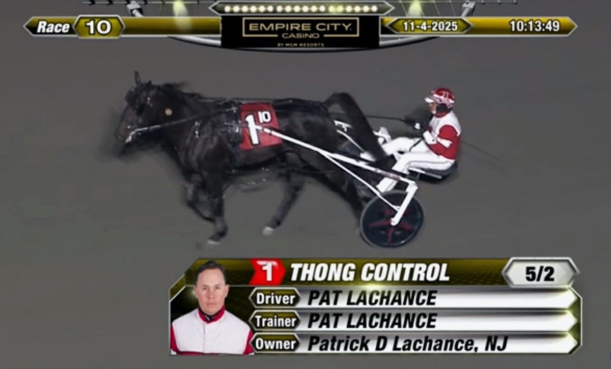 There aren’t too many top notch “trainer/drivers” left these days but we have one of the best right here at <a href="/YonkersRaceway/">Yonkers Raceway</a> – our own Pat Lachance was both the conditioner AND pilot for THREE winners on the Tuesday night card, starting the evening by winning both ends of the