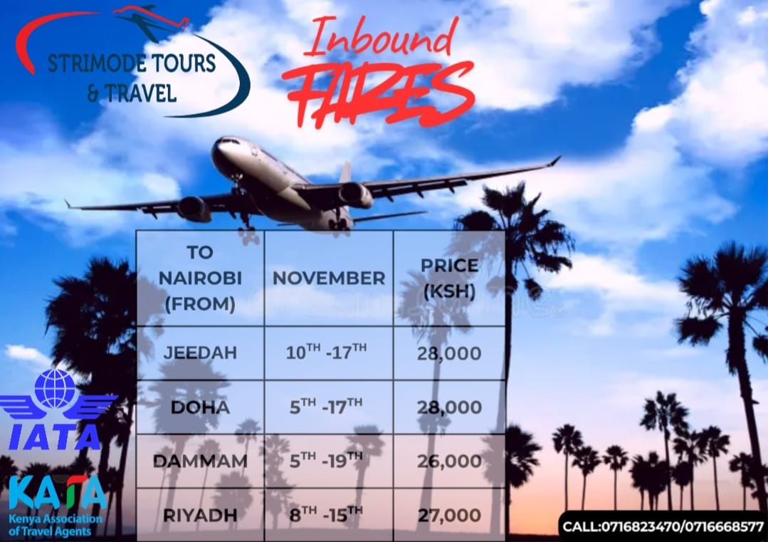 strimodetnt's tweet image. Home is calling this holiday season — and we’re ready to take you there. 🏡✈️
Call us on 0716823470 / 0716668577 to book your ticket today.