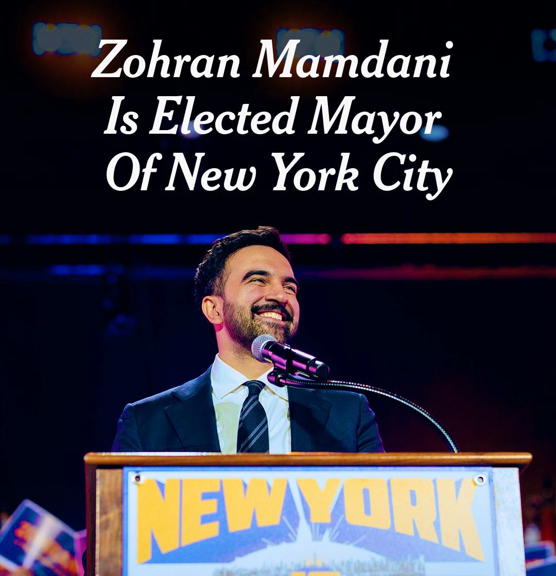 FaizanA00409338's tweet image. یہ لمحہ پوری اُمت مسلمہ کے لیے ایک تاریخی سنگِ میل ہے۔
ذوہران ممدانی نے نیویارک جیسے عالمی شہر میں پہلا مسلمان میئر بن کر ثابت کر دیا کہ ایمان، کردار اور حوصلہ کسی بھی دیوار کو گرا سکتے ہیں۔یاد رہے کہ یہ کامیابی صرف سیاست کی نہیں، بلکہ ایک روحانی اور فکری فتح ہے۔
#FirstMuslim