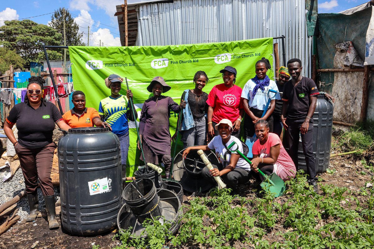 Yesterday, we handed over Business Start-Up Kits to Winners Self-Help Group in Dandora. 

This initiative strengthens income-generating opportunities for women waste pickers—empowering them to build resilient, self-sustaining livelihoods through pig farming
<a href="/NaistenPankki/">Naisten Pankki</a> 

#SDGs