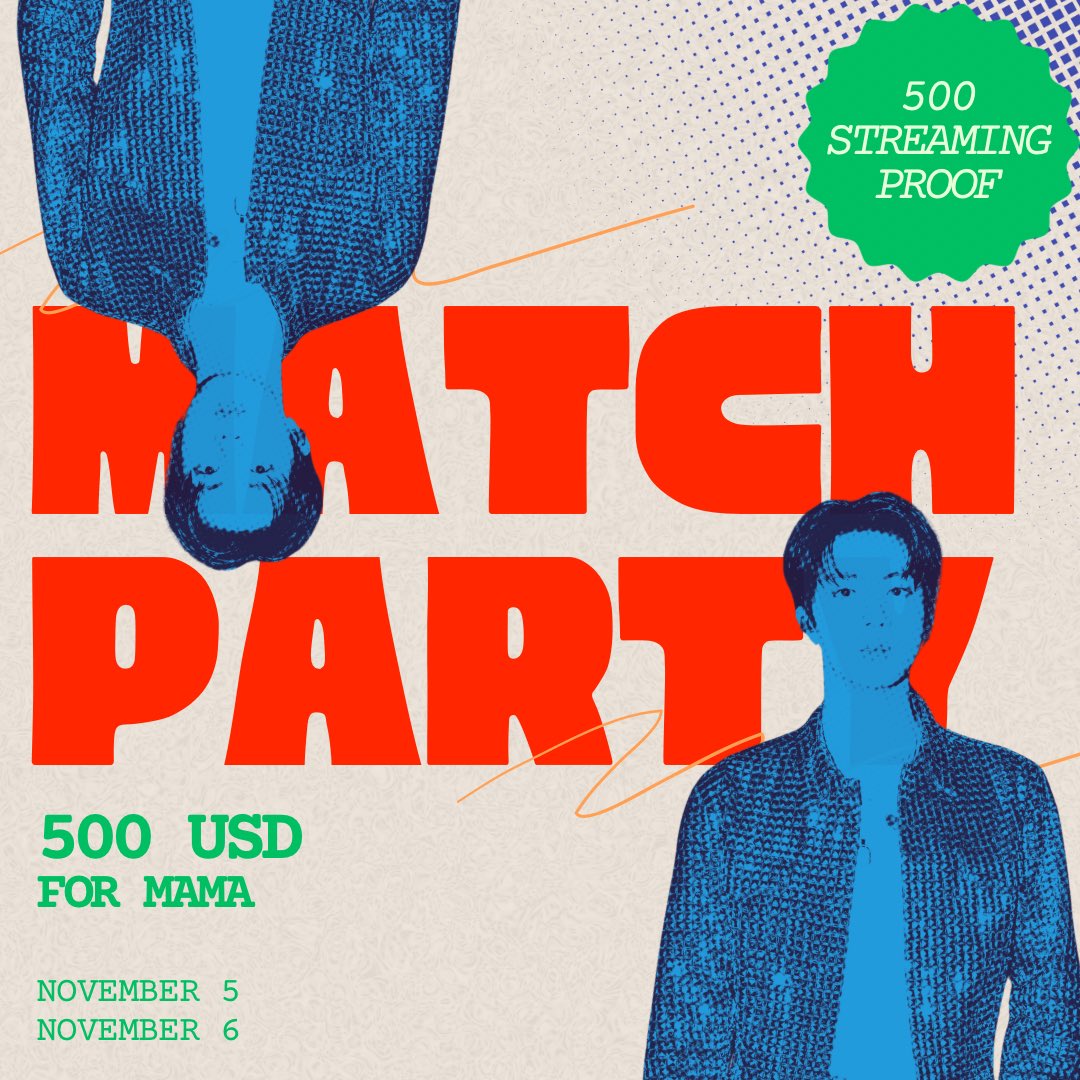 💰 MATCH PARTY Part II 💰

📣 Quick match party for MAMA! A donor will donate 500$ if we reached 500$ in donations in the next 48 hours + 500 DSYLM Streaming Proofs! Can we do it?! 💪

Paypal: paypal.me/jinfantrypiggy…
Ko-fi: ko-fi.com/jinfantry