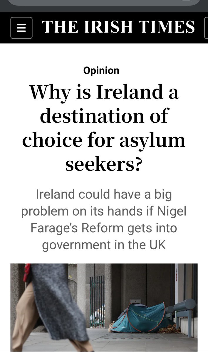 Denmark finally makes it into the public commons after Spoil the Vote crushes the taboo around illegal immigration. In this piece Michael McDowell meanders towards the Danish solution while dismissing the EU Migration pact as effective especially if Reform takes the UK