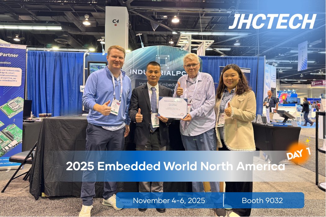 JHC_Technology's tweet image. #EW North America 2025 is in full swing! 🔥

The JHCTECH booth is attracting a lot of attention 💡

November 4-6, 2025 | Booth 9032

🤝 We invite you to join us for this grand event in the embedded systems industry~

We look forward to your visit and exchange ideas at our booth~~