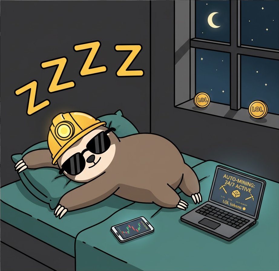 woke up to check the charts...

remembered I don't need to check charts when you're mining $LOL in your sleep

went back to sleep

this is the way