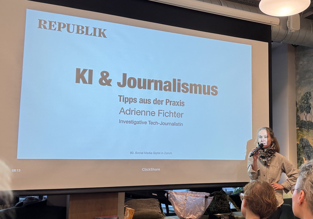 Sehr erstaunt, wie viele Personen am <a href="/smgzh/">Social Media Gipfel</a> um 07.30 anwesend sind: „Um diese Uhrzeit wären wohl keine 10 Medienschaffende gekommen.“