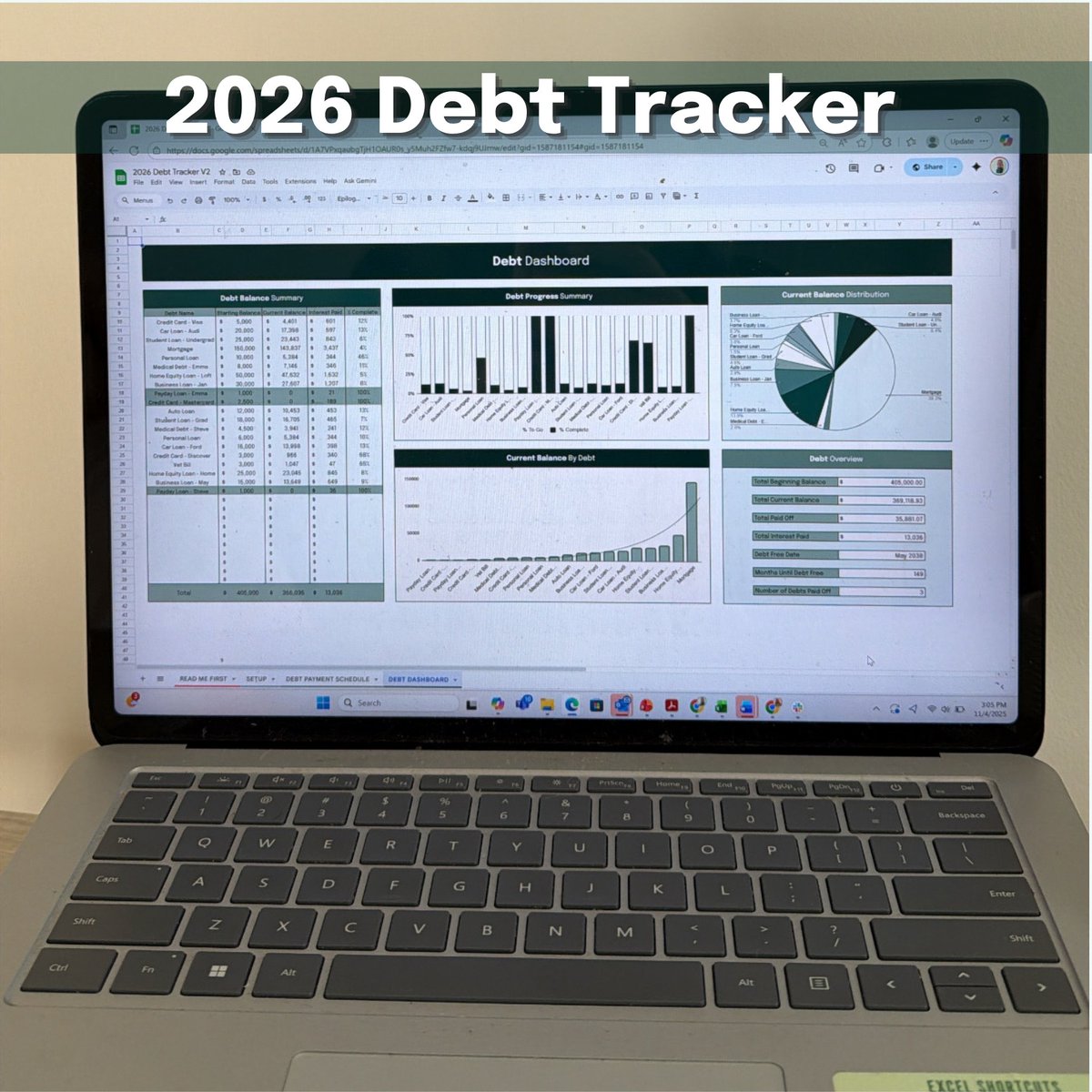 exceldictionary's tweet image. It’s that time again! 🔥 Our 2026 TRACKERS are almost here — now 4️⃣ tools to keep you on top of every goal:

• ✅ Habit
•💸 Budget 
•🏃‍♀️ Fitness
•💳 Debt

Sneak peeks below 👀Which one’s your fave?

Join the waitlist for the LOWEST price ever 👉 excel-dictionary.com/pages/2026-tra…

#excel