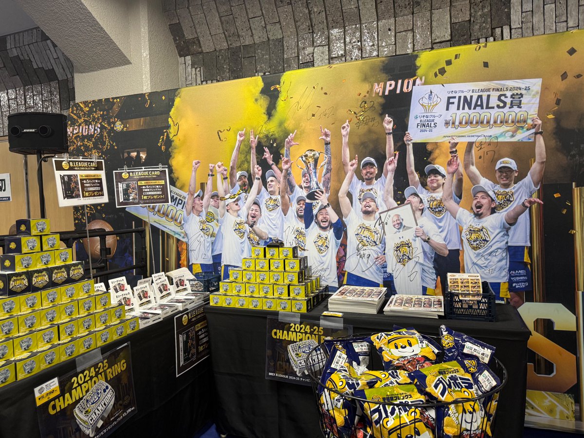 グッズ情報】 会場内1FにてBREX SHOPがオープン！ 本日のBACK to the