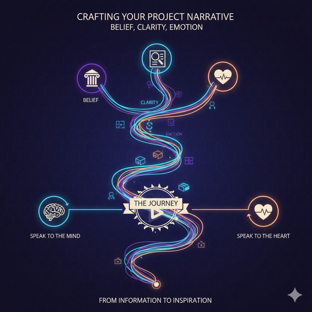 The Web3 Content Creator’s Playbook Day 3 :  Crafting Your Project Narrative

Yesterday, we talked about understanding your project’s story going beyond updates and features to uncover the belief that drives the builders. Because if you don’t understand the why, everything you
