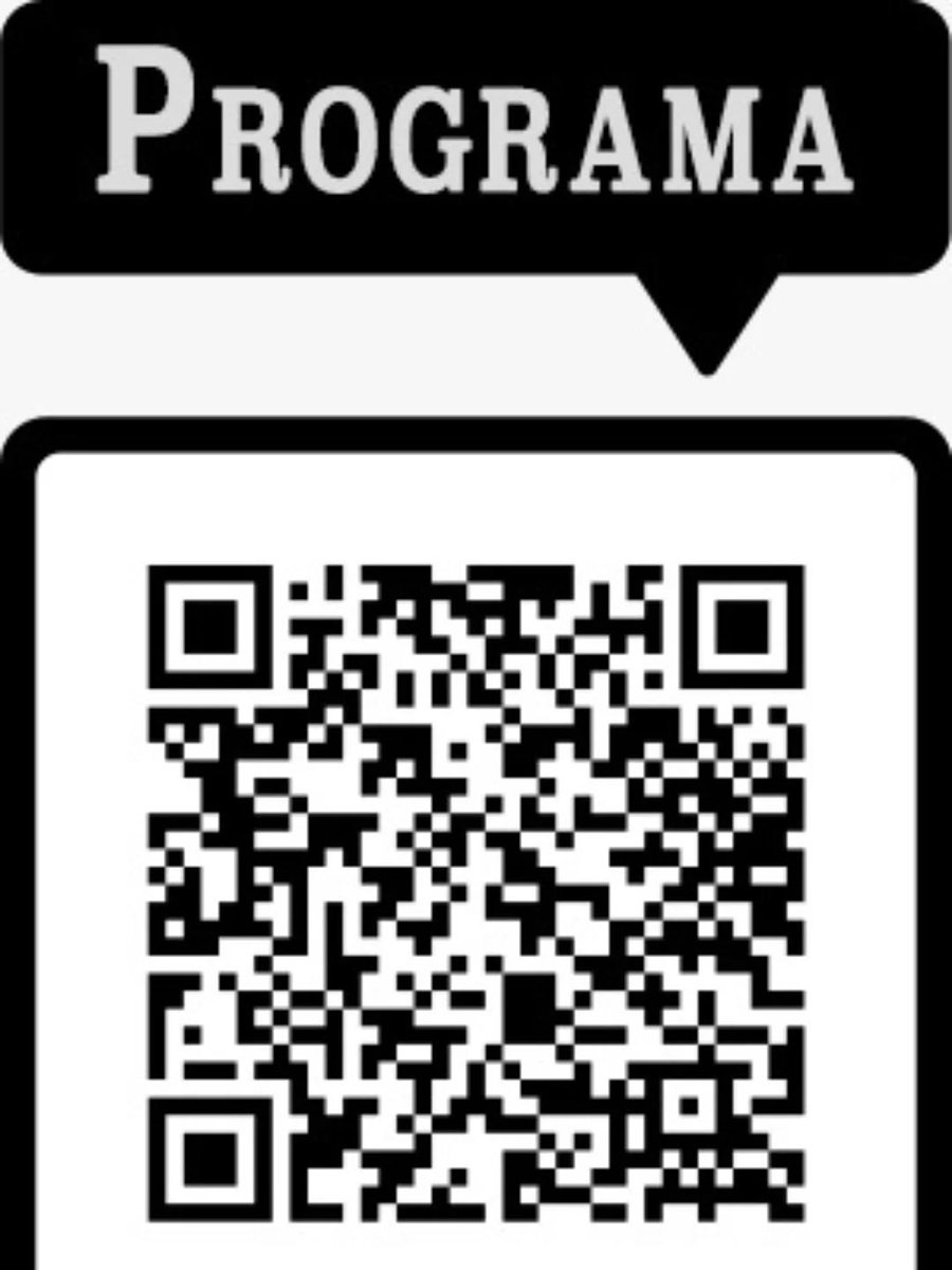 HyCmar's tweet photo. Código QR con el programa final del X Congreso de Jóvenes Americanistas (hay algunos cambios) Os esperamos los días 10, 11 y 12 de noviembre en Sevilla. https://t.co/ECWDK8MCoa