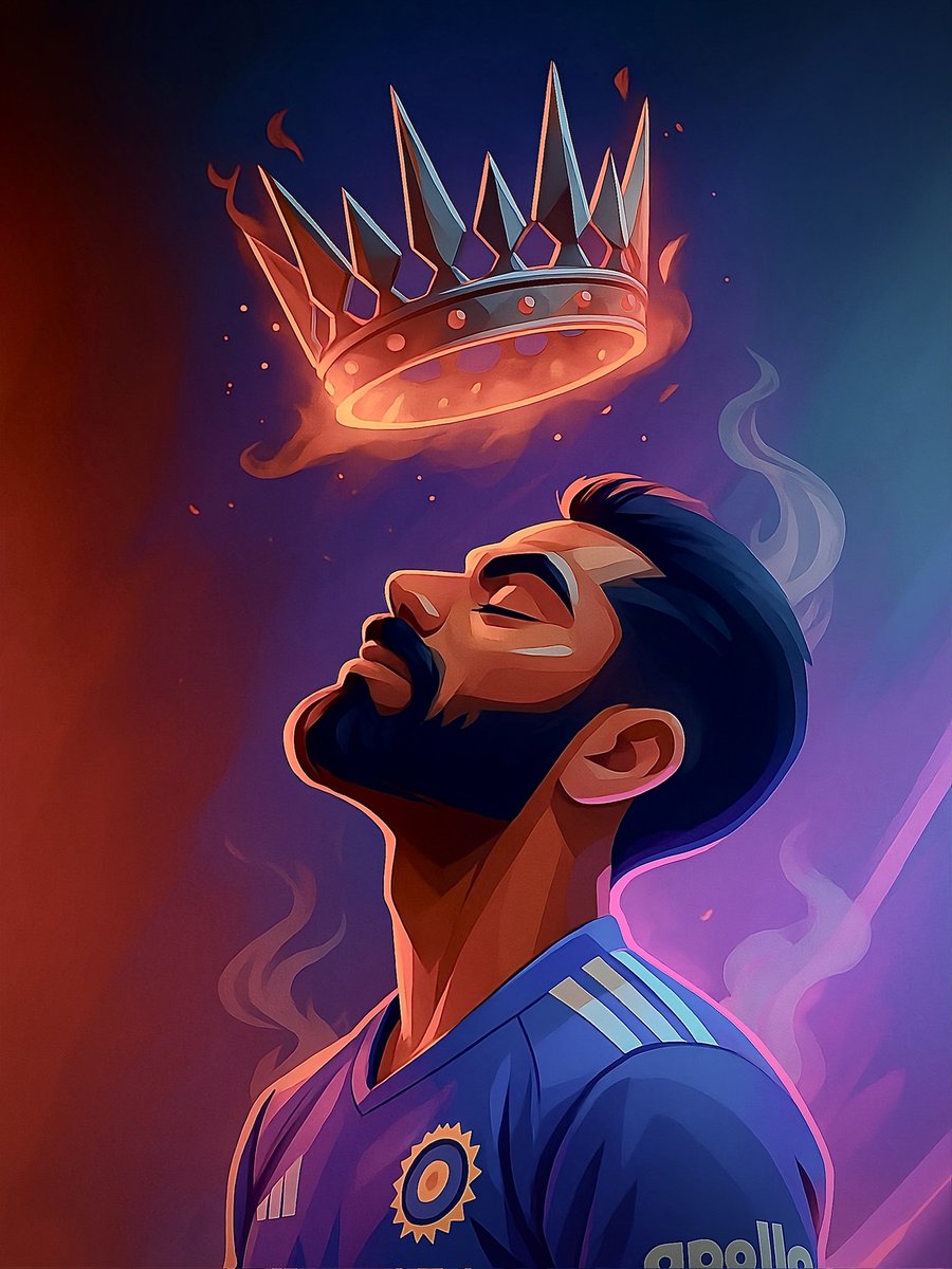 On this day 37 years ago, the king of cricket was born. 🤌

🎨 by <a href="/amithndd/">Amith Hari</a> 

<a href="/imVkohli/">Virat Kohli</a> • #HappyBirthdayViratKohli