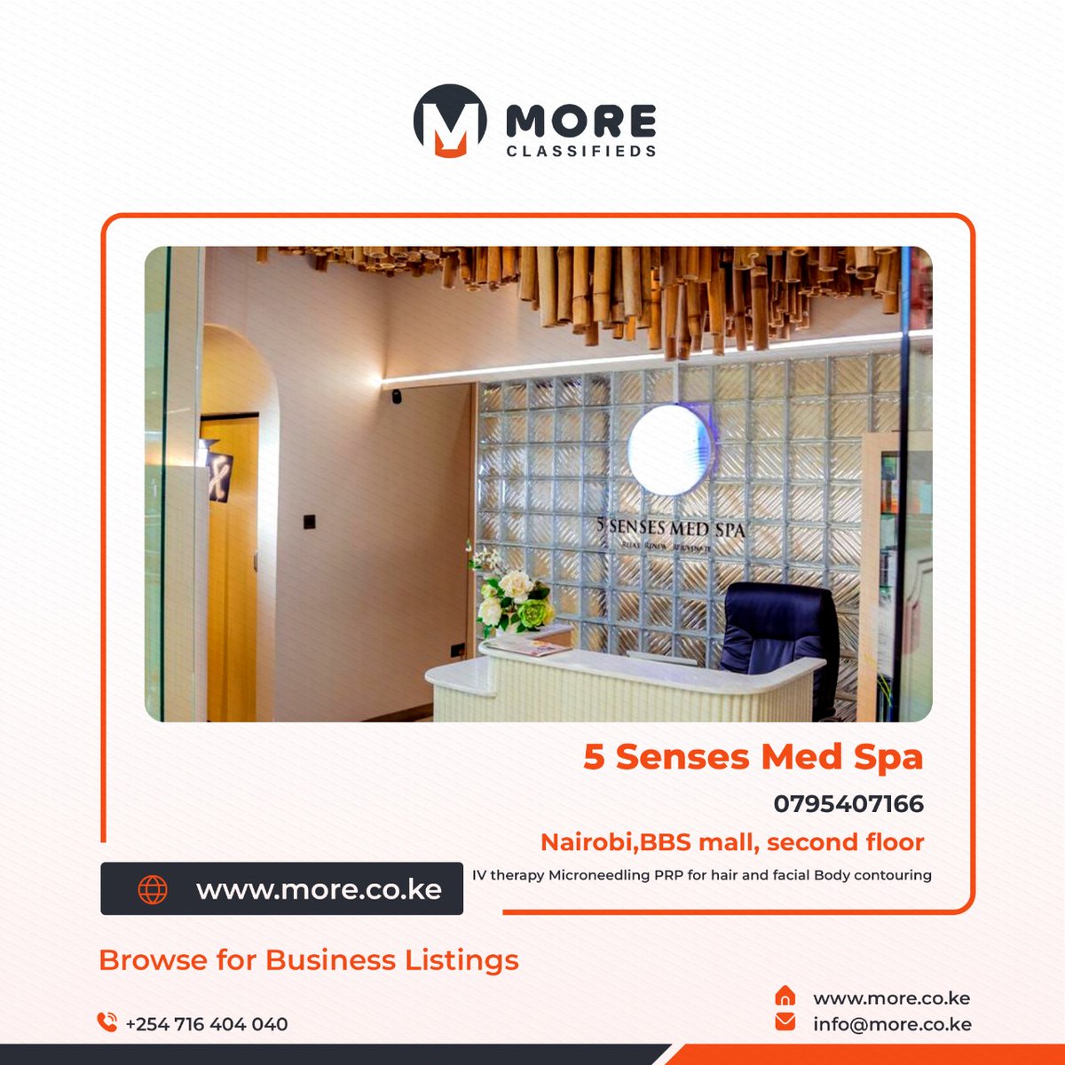 moreclassified's tweet photo. If your customers can’t see you, they can’t buy from you. 
That’s why we make it easy for Kenyan businesses to stand out, get noticed, and grow.
Meet your customers where they are and watch your business soar 😁. Start today at https://t.co/kD1tq02kKX

#MorePopote #MoreBusiness #MoreClassified #MoreBusiness #GrowWithMore