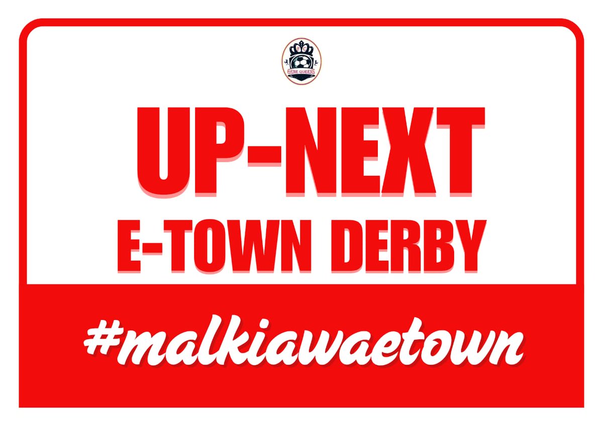 GeneQueens's tweet photo. E-TOWN DERBY

UP NEXT, It's time to shift our focus to the biggest derby in town🏆. Eldoret Derby this weekend. 

Let's get ready to REPRESENT💪.

#EtownDerby #Malkiawaetown https://t.co/bl3wwYAVKw