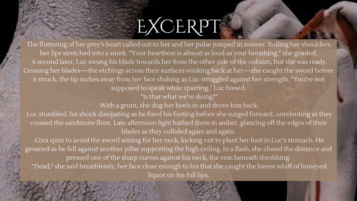Editors, if you like all of these things~

⚔️ Multi POVs
🏺 Myths and legends
🏛 Greco-Roman inspired worlds
🔥 m/f and f/f love triangle
📜 Ancient prophecies 
✨ Mysterious magic
🌑 Forgotten gods
🩸 Betrayal

…then you might enjoy my epic romantic fantasy! 

#QuestPit #AG #F