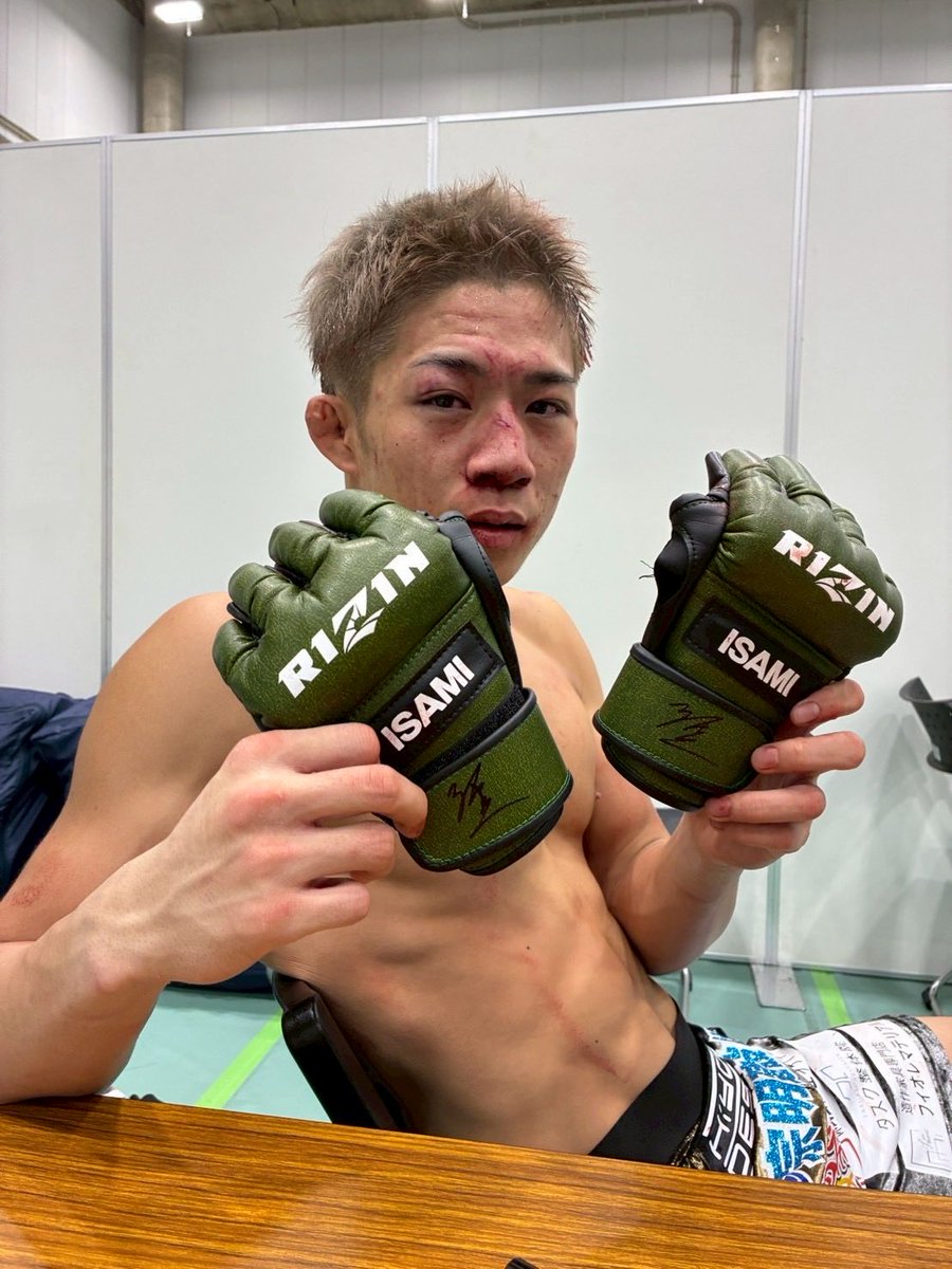 ⭕️実使用⭕️ RIZIN.36  カイル・アグウォン ⭕️直筆サイン入り⭕️ ⭕️実使用⭕️ RIZIN.36 カイル・アグウォン ⭕️直筆サイン入り