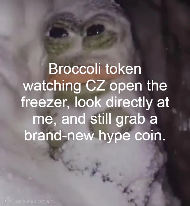 FirstBroccoli's tweet image. 🥦Broccoli is still here, @cz_binance 
🥦Just saying. ❄️😂😂