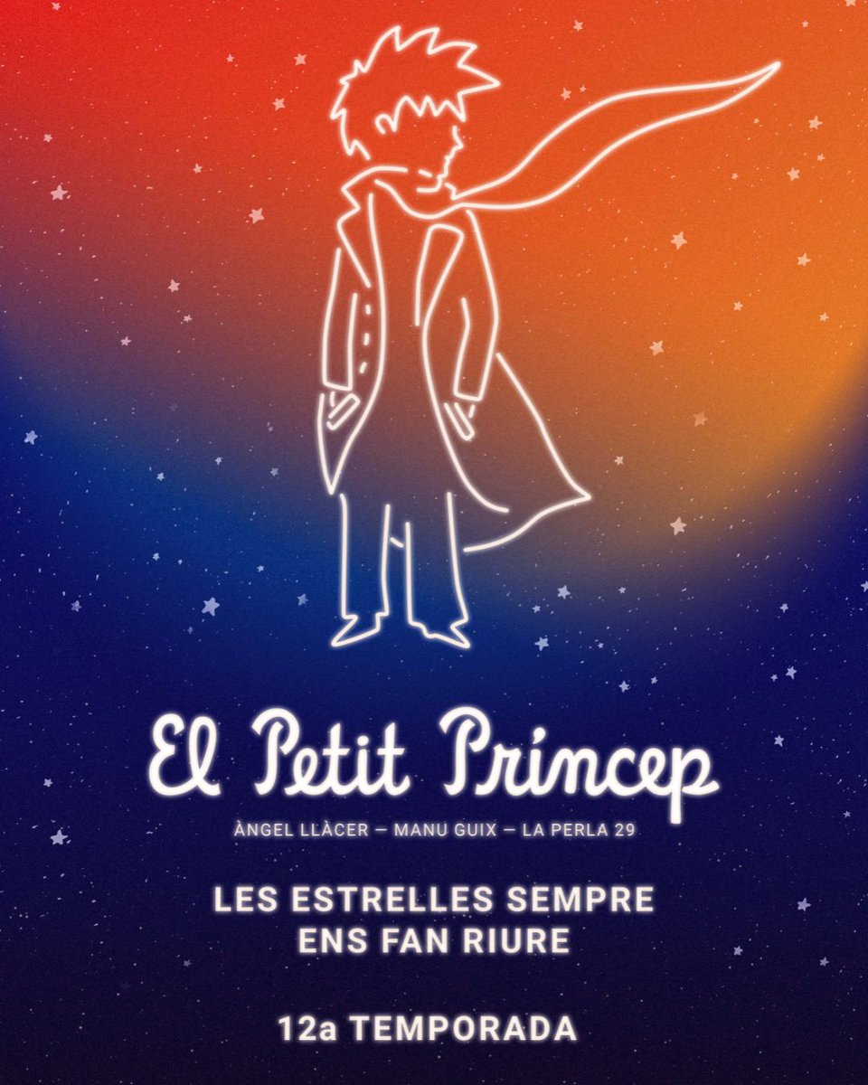 El Petit Príncep ✨

Àngel Llàcer, Manu Guix i La Perla 29 donen vida al conte en un musical espectacular, divertit i emotiu que ens descobreix la bellesa de l’amor i l’amistat.

🗓8 de Novembre·16.30 h i 19 h
📍Sala Gran·La Passió d’Esparregua
🎟️Entrades👉lapassio.net