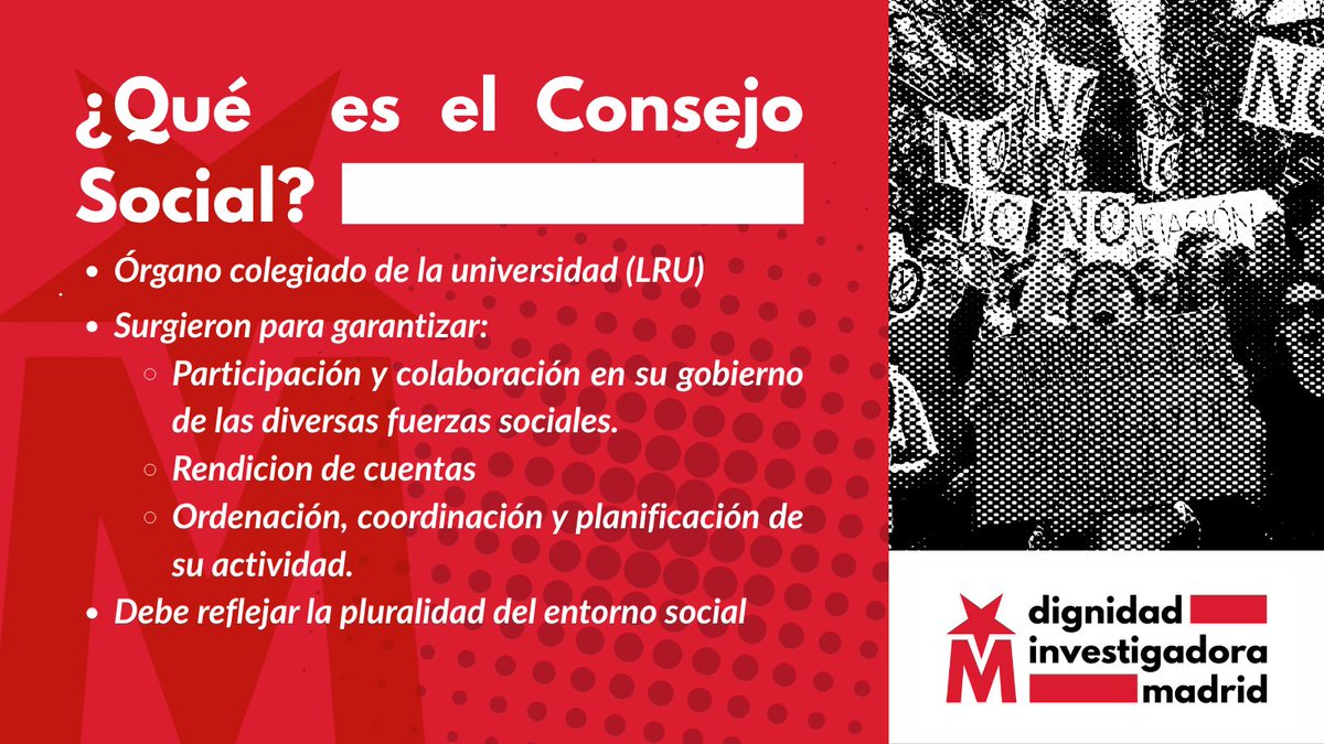 🕵🏻‍♂️ ¿Qué se esconde detrás de los Consejos Sociales y por qué la Comunidad de Madrid les quiere dar más competencias?

🧵 En este hilo te contamos quiénes están en los Consejos de las universidades madrileñas. ¡Prometemos que no te dejará indiferente!