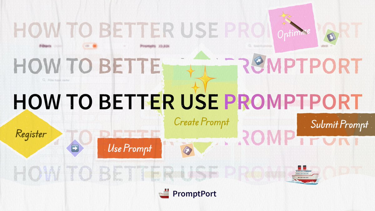 I will help everyone on how to better create excellent prompts; this is the process.