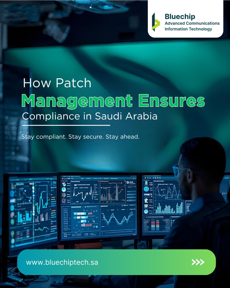bluechip_tech's tweet image. 🛡️ In Saudi Arabia, compliance isn’t optional, it’s essential.

Keep your systems secure &amp;amp; aligned with NCA, SAMA &amp;amp; CITC standards.

💻: bluechiptech.sa
📞 +966 55 768 8715
✉️ ksa@bluechipgulf.com

#bluechiptech #cybersecurity #patchmanagement #SaudiArabia