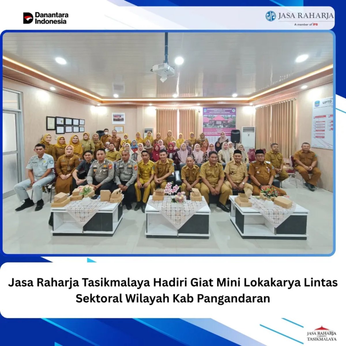 Ipitung's tweet image. 📍 Mini Lokakarya Lintas Sektoral Kecamatan Pangandaran

Pada hari Selasa, 4 November 2025, Jasa Raharja Tasikmalaya menghadiri kegiatan Mini Lokakarya Lintas Sektoral yang bertempat di Aula Puskesmas Pangandaran.

#JasaRaharja #JasaRaharjaTasikmalaya #Pangandaran