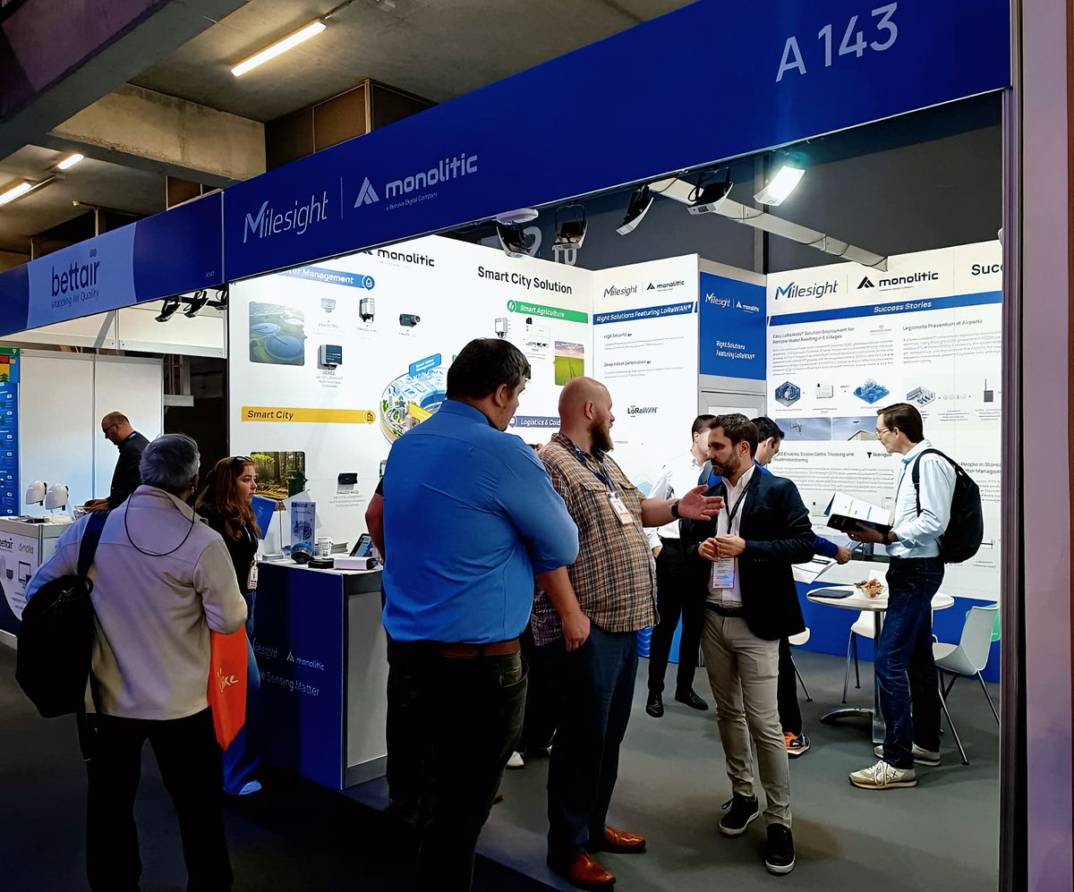 MilesightIoT's tweet image. Inspiring Day at SCEWC 2025! Milesight x Monolitic kick off in Barcelona, showing how LoRaWAN IoT makes cities &amp;amp; buildings smarter. Visit Booth A143 to see innovation in action. More info: milesight-iot.com/sc-ewc?utm_sou…