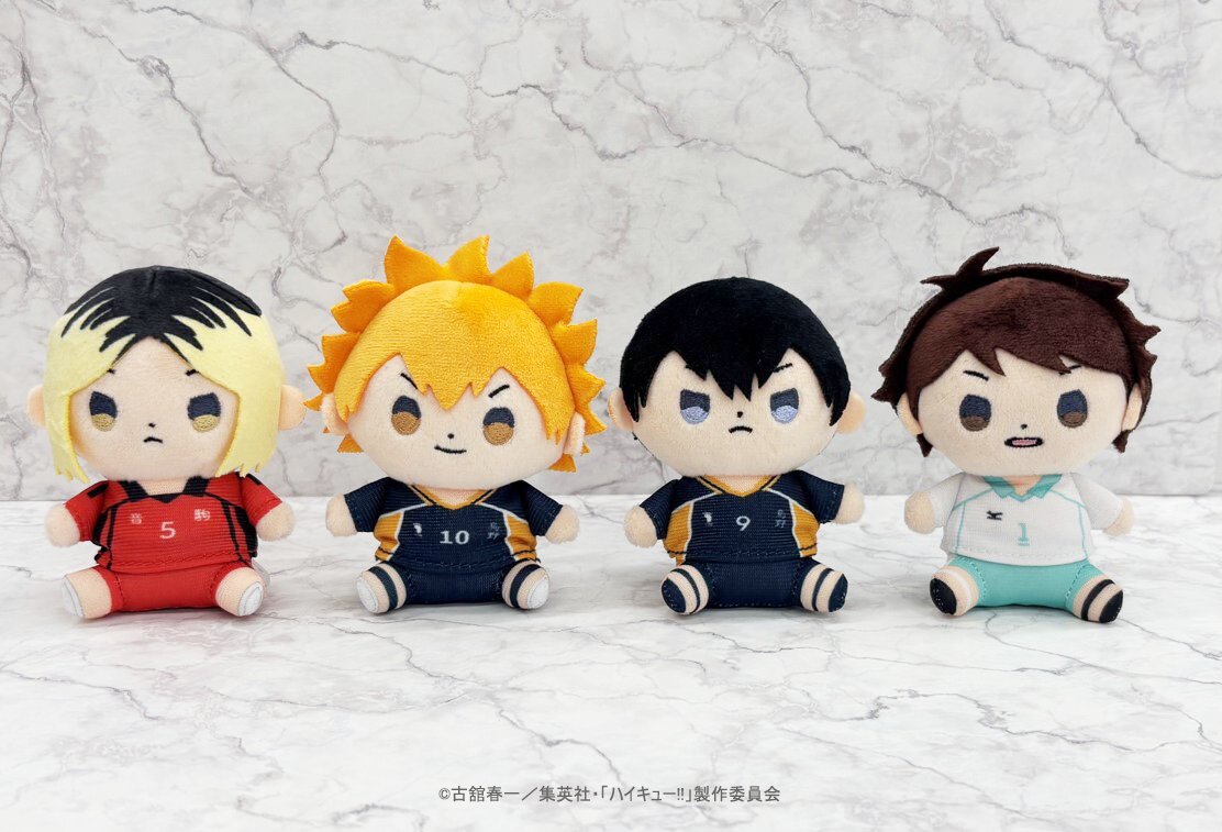 ハイキュー!!」 手のひらサイズのぬいぐるみ「もっちび」 1弾＆2弾