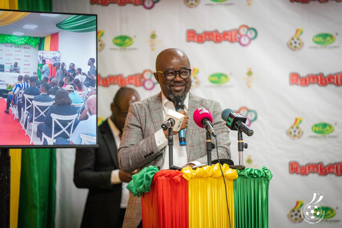 ghanafaofficial's tweet photo. 🚨Official: World Cup Bonanza Launched! 🌍

The Ghana Football Association has partnered with the National Lottery Authority (NLA) and Rambell to give 220 lucky fans the chance to experience the 2026 FIFA World Cup live in North America! 🇬🇭✈️

Fans can enter the national raffle campaign — World Cup Bonanza — by dialling *899*899#. Incredible prizes, unforgettable experiences, and a shot at football’s biggest stage await! 🌟

🔗 Read more on: https://t.co/i66YFGM4UN

#WorldCupBonanza | #BringBackTheLove