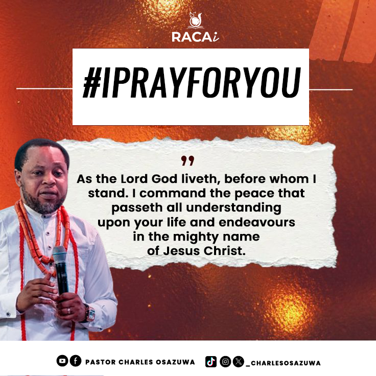_charlesosazuwa's tweet photo. #IPrayForYou

As the Lord God liveth, before whom I stand. I command the peace that passeth all understanding upon your life and endeavours In the mighty name of Jesus Christ.

#pastorcharlesosazuwa #PropheticDeclaration #pray #RACAi #RefiningDestinies #empower #todoallthings https://t.co/A3lxuxaovU