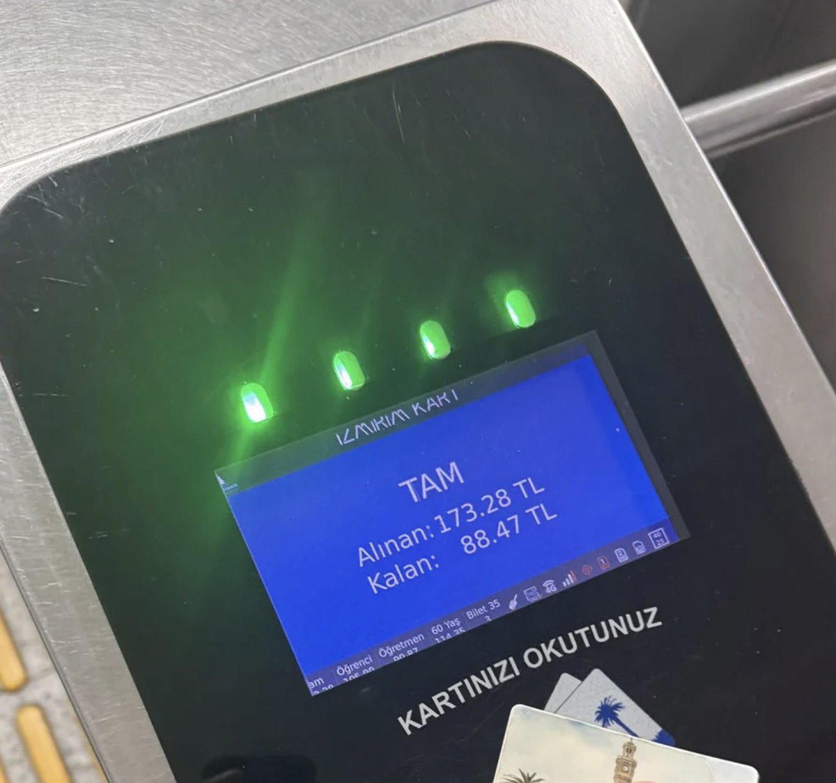 Dolaşımdaki en büyük banknotla İzban’a bir kere biniliyor 👇🤯🤦‍♂️