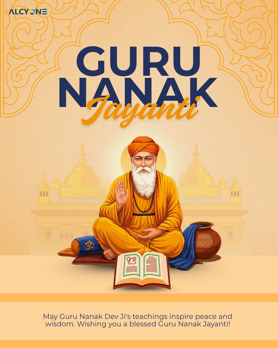 On this sacred day of #GuruNanakJayanti, let’s pause, reflect, and embrace the values of equality, compassion, and truth that Guru Nanak Dev Ji shared with the world.

#PositiveVibes #FestiveVibes गुरु नानक देव सिख पंथ Grace God सिख धर्म #PunjabiNews #Sikhs #peaceofgod