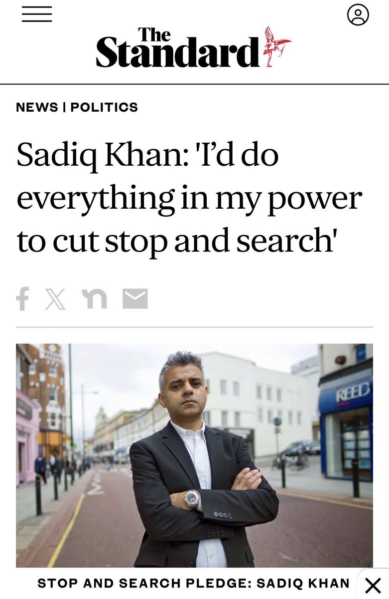 Yet another stabbing in Sadiq Khan’s London.