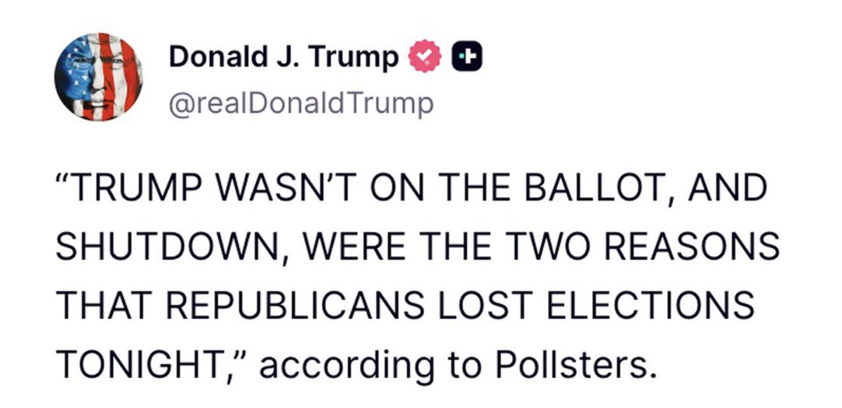 Polityk, który jest przyczyną klęski Republikanów we wczorajszych wyborach mówi, że to nie jego wina ponieważ nie było go na listach wyborczych.