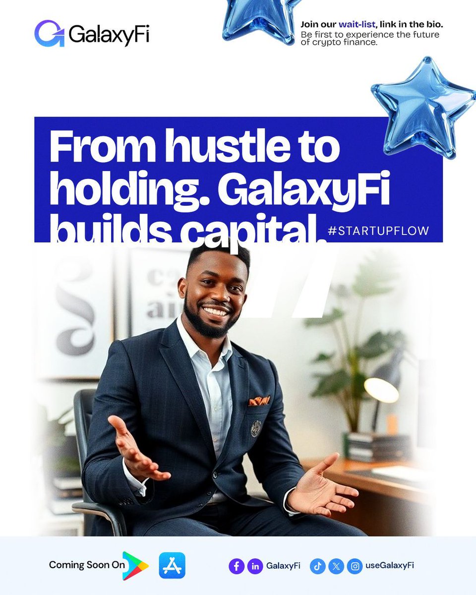 useGalaxyFi's tweet photo. Turn your hustle into wealth — start your journey with GalaxyFi. Sign up for early access today.

#CryptoFintech #JoinTheWaitlist #Web3Future #FutureOfMoney #FinancialEvolution #NewEraOfMoney #CryptoInnovation #NextGenFinance #FintechFlow #CryptoEra #GalaxyFi #Crypto #Trading https://t.co/8yZV8lAhah