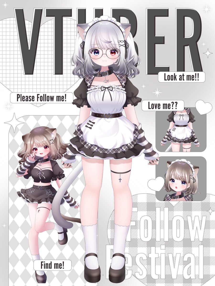 猫メイド【原画】+おまけ 猫メイド【原画】+おまけ