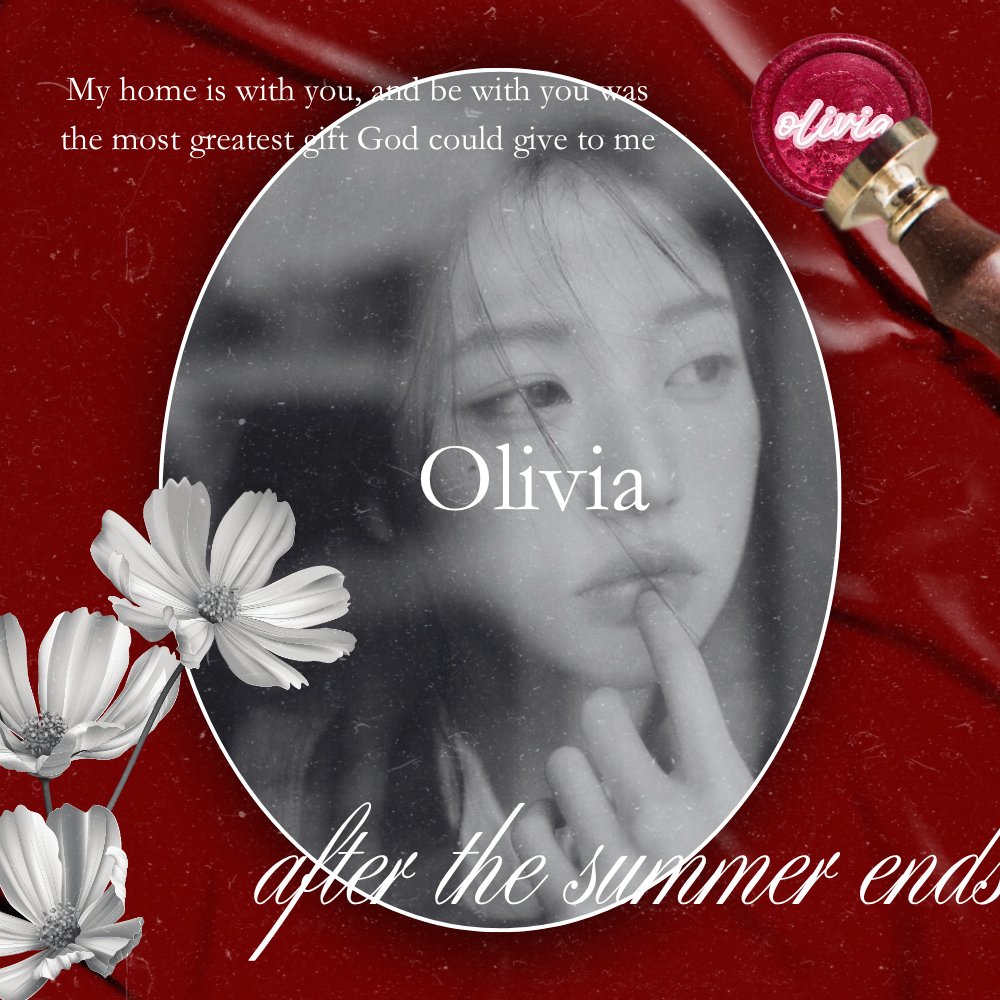 ㅤ
ㅤ
Page. 0ㅤㅤ𖨦𖨦⠀⠀▍❚⠀⠀—  Dear Diary,

It still feels like yesterday, the way you smiled under the sun. I keep replaying those days, wondering if we’ll ever meet again 𝑨𝒇𝒕𝒆𝒓 𝑻𝒉𝒆 𝑺𝒖𝒎𝒎𝒆𝒓 𝑬𝒏𝒅 when the world feels quieter without you.

Love,
Olivia
ㅤ
ㅤ