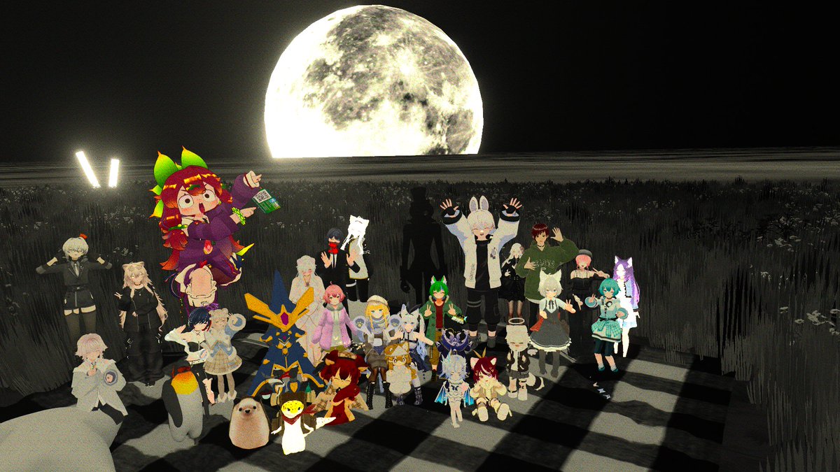 ryo777cluster's tweet photo. 今日の #くえたび 紹介ワールド1つ目は、
V O I D S P A C E ․ - Public
Created by: 『 NoxxyLav 』
です。

大きな月明かりの下に、ブランケットや枕も用意されていてまったりできるワールドです

#VRChat_quest_world #VRChat_world紹介 #VRChatワールド紹介 https://t.co/1bH030KAm3