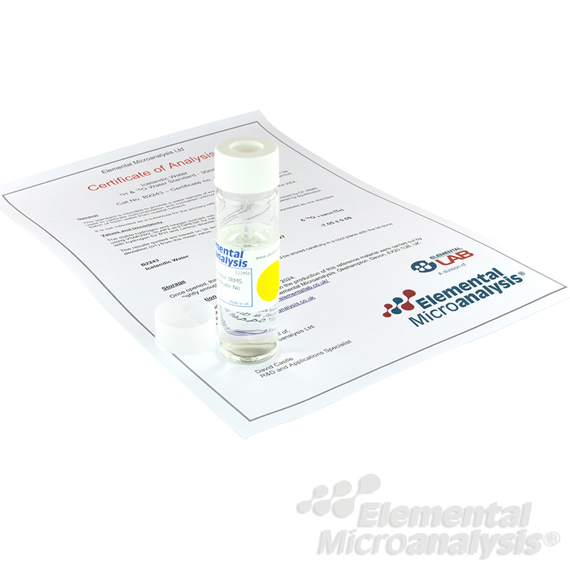 ElementalLab's tweet image. Have you heard about our IRMS water standard - B2243? (δ²H: -50.11‰, δ¹⁸O: -7.05‰) B2243 is described as mimicking Icelandic meteoric waters and this standard ensures consistent quality control for isotope laboratories.

Check It Out: loom.ly/30bf6tY